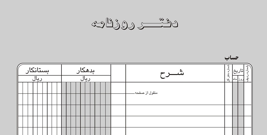 انواع دفاتر مورد استفاده در حسابداری - دفاتر قانونی و دفاتر غیر رسمی انواع دفاتر مورد استفاده در حسابداری - دفاتر قانونی و دفاتر غیر رسمی